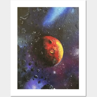 Contrasting Colours of Space Posters and Art